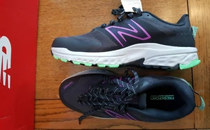 Neu mit Etikett New Balance Trailrunningschuhe DAMEN Größe 8 B 510 Serie grau schwarz WT510LP6 - Bild 1 von 12