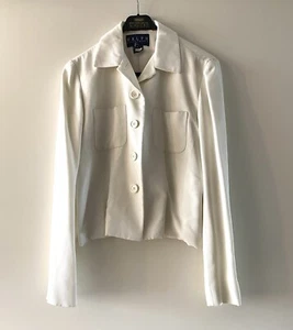 Ralph Lauren vintage blazer jacke weiß unikat! US: 8 - Bild 1 von 6