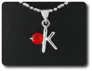 Ciondolo Ossido di Zirconio 1 X 5 MM Placcato Oro Bianco 18 K + Collana - Picture 1 of 5