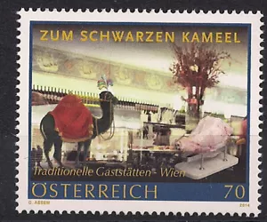 2014 Österreich Mi. 3129**MNH Gaststätte „Zum Schwarzen Kameel“, Wien - Bild 1 von 1