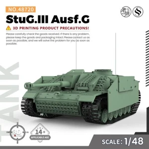SSMODEL 720 V1.9 1/48 Military Model Kit StuG.III Ausf.G WOT WAR GAME WWLL - Picture 1 of 5