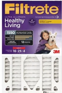 3M Filtrete Ultra Allergen Reduction Filter Slim Fit 16x25x4 - Picture 1 of 1