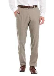 Kenneth Cole Reaction Men's Slim Sharkskin Pants Dress Pant 34Wx34L E02131 - Picture 1 of 3