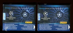 Caja de pegatinas Panini de la Liga de Campeones 2013-14 fútbol 50 paquetes Salah - Lote de 2 cajas - Imagen 1 de 1