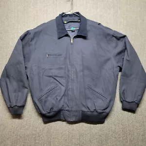 Giacca Tri Mountain Vintage 2XL XXL Blu Detroit Abbigliamento da Lavoro Cappotto Lavoro Tela Y2K - Foto 1 di 13