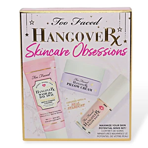 Too Faced Hangover Skincare Obsessions Set Cleanser, Moisturizer, Lip Treatment - Picture 1 of 12