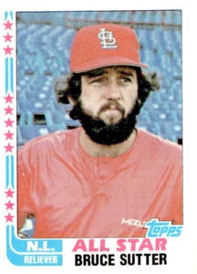 Lotto 8 carte Bruce Sutter Cardinals Braves 1982 - 1989 quasi nuove - Foto 1 di 8