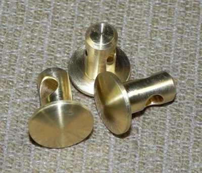 SOLID BRASS End Cap Plug Button for Metal Breech Crosman 2240 2300 1322 1377 etc