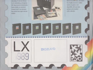 Davo Gran Bretaña 1989 páginas sin bisagras, ¡nuevo! - Imagen 1 de 2