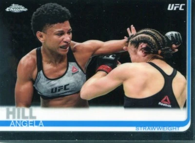 2019 Topps UFC Chrome NO. 72 Angela Hill - Strawweight - Image 1 of 2
