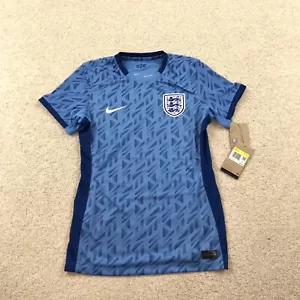 Nike England Stadium Soccer Jersey Womens Small New Blue DR5761 462 - Picture 1 of 8