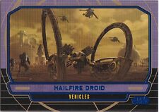 STAR WARS GALACTIC FILES SERIES 1 BLUE PARALLEL #256 HAILFIRE DROID 059/350