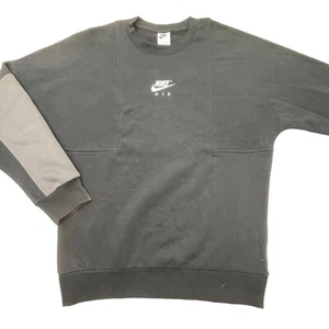 Nike Air Get Over Your Fear Of Heights Sweatshirt Black Crew Neck Small - Picture 1 of 12