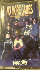 New Kids on the Block - No More Games - The Remix Album 1990 Cassette Tape Used - Picture 1 of 2