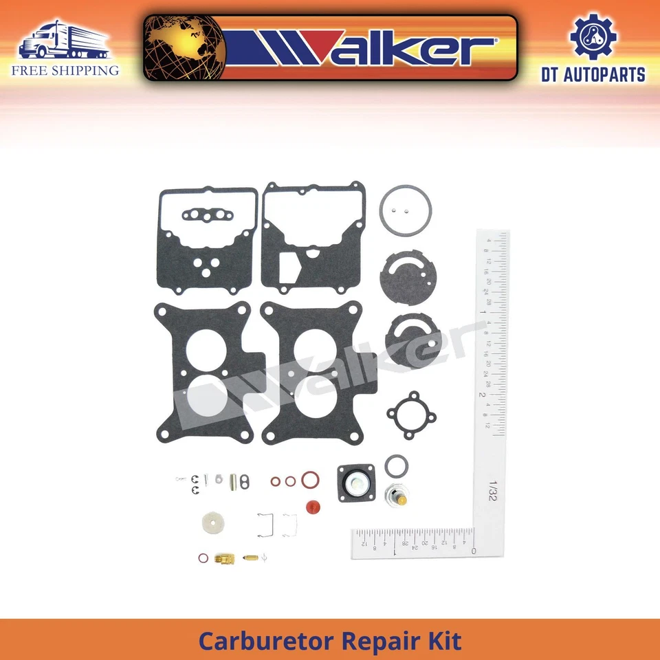 适用于 1975 年福特 E-100 Econoline Club Wagon 5.8L V8 化油器维修套件助行器 — 第 1/1 张图片