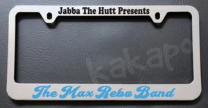 Jabba The Hutt Presents The Max Rebo Band Star Wars Chrome License Plate Frame - Picture 1 of 2