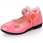 Toddlers Girls Kids Gift Princess Flat Sole Leather Wedding Party Birthday Shoes