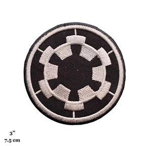 Star Wars Galactic Empire Logo Embroidered Iron On Patch - Picture 1 of 2