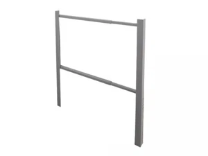 Seitenerhöhung 600 - 1100 mm Tiefe Palettenregal Rahmen Endständererhöhung - Bild 1 von 5