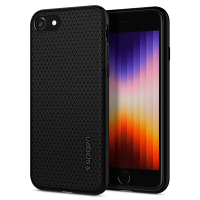 Apple iPhone SE Case 2022 SE 2020 8 / 7 + Spigen [Liquid Air] Shockproof Cover - Image 1 of 4