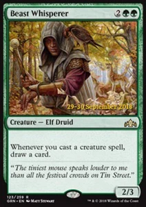 MTG BEAST WHISPERER FOIL EXC - FLÜSTERNDER DER BESTIEN - PROMO - MAGIC - Bild 1 von 1