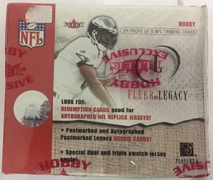 2001 Fleer Legacy Factory Sealed Hobby Football Box 24 Pack - Picture 1 of 4