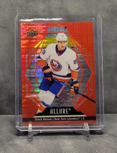 Brock Nelson 2022-23 Allure Red Rainbow #87 New York Islanders SP