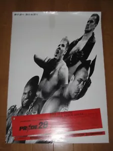 PRIDE FC MMA 28 B2 20*30 inch authentic poster UFC DREAM RIZIN - Picture 1 of 4