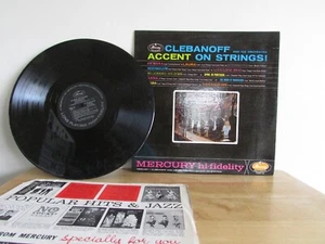 Clebanoff And His Orchestra Accent On Strings Record Album Vinyl LP - Picture 1 of 2
