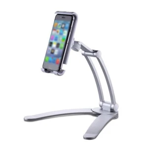 19cm Desktop Kitchen Stand + Wall Mount Bracket Holder for Phone Tablet iPad Air - Picture 1 of 9