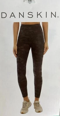 NEW DANSKIN Women's CAMO print black gray legging pant XL ( Slim Fitting ) - Image 1 of 4