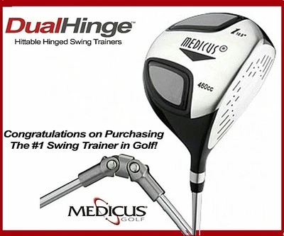 Medicus 460cc Driver Trainer Loft 10.5 DualHinge Golf club Training Aid Men RH - Image 1 of 4
