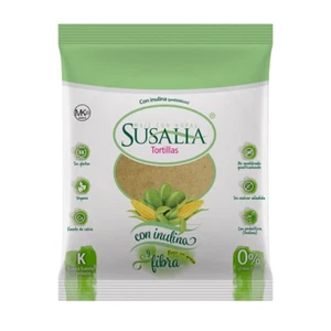 Susalia Corn Tortilla Wraps Vegetarian Gluten Free Dirty Keto Low Carb Vegan - Picture 1 of 11