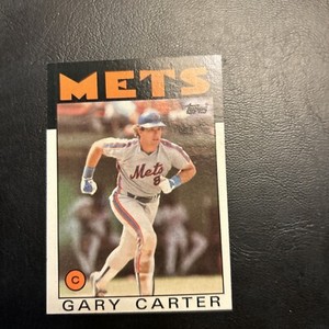 #170 Gary Carter New York Mets￼￼￼￼￼￼   1986 Topps Cb30