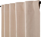 Linen Flax Tab Top Curtains Set Of 2, Farmhouse Cotton Curtains, Curtain 2 Panel