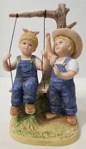 Figura De Colección HOMCO Denim Days Summer Days 1985 Hogar Interior Árbol Columpio con Etiqueta - Imagen 1 de 8