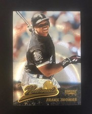 1996 Frank Thomas Pinnacle The Naturals STARBURST Foil Parallel #62 HOF