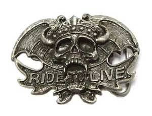 Ride To Live Belt Buckle - Picture 1 of 1