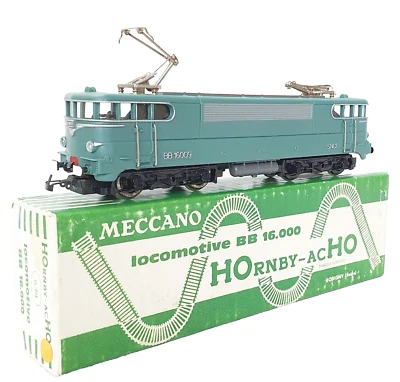 Hornby Meccano France HO SNCF BB 16009 French ELECTRIC LOCOMOTIVE #638 MIB`68! - Image 1 of 4