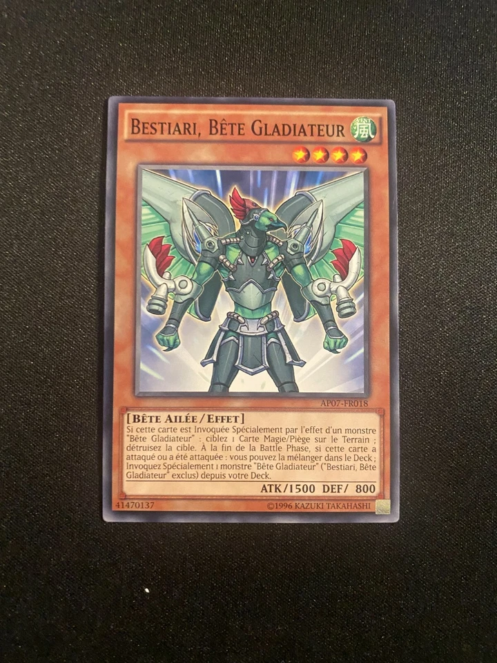 Gladiator Beast Bestiari Common French AP07-EN018 FR018 Near Mint Yu-Gi-Oh! - Image 1 of 1