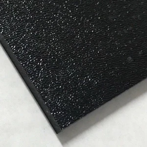 Pack 8 ABS Black Plastic Sheet 1/16" x 12" x 12” Textured 1 Side Vacuum Forming - Picture 1 of 4