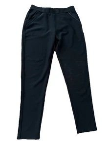 Leggings Kay Unger New York classici neri pantaloni elasticizzati medi casual - Foto 1 di 9