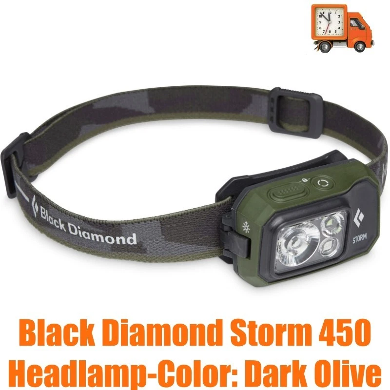 Faro Black Diamond Storm 450 - Color: Oliva Oscuro Foto 1 de 4