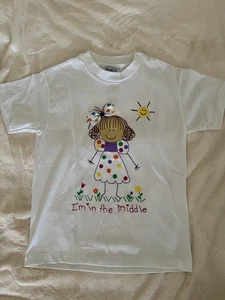 Camiseta Adorable Originals Niñas Hermana Media Talla M o L ~NUEVA SIN ETIQUETAS~ - Imagen 1 de 2