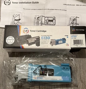 Tonerkartusche für XEROX Phaser 6130 6130N 106R01278, Cyan, LD Products Neu in OVP - Bild 1 von 10