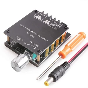 Bluetooth Amplifier Board, 100W+100W Peak Output Power, 2.0 Channel DC:8-24V,... - Picture 1 of 6