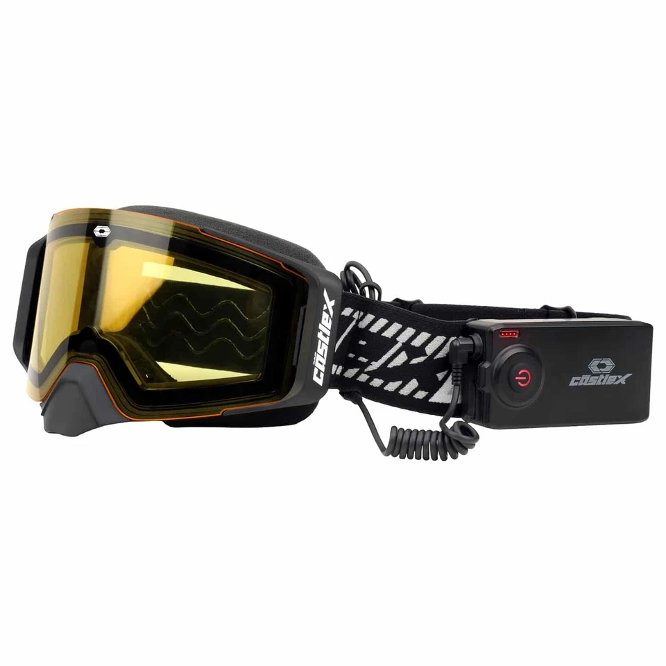 Castle 64-2310 Coil Heated Goggles OSFM White/Gray - Imagem 1 de 1