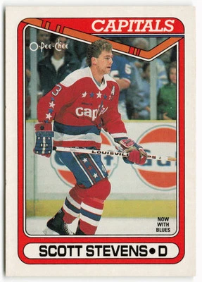 1990-91 Scott Stevens O-Pee-Chee - St. Louis Blues - Image 1 of 2