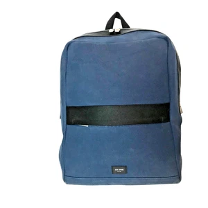 Jack Spade/Kate Spade blau Canvas Rucksack mit schwarzen Akzenten Doppelreißverschluss - Bild 1 von 11