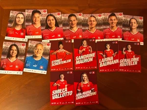 15 Autogrammkarten DAMEN NATIONALTEAM SCHWEIZ-SFV-Sammlung-Konvolut-Satz-AK - Bild 1 von 1